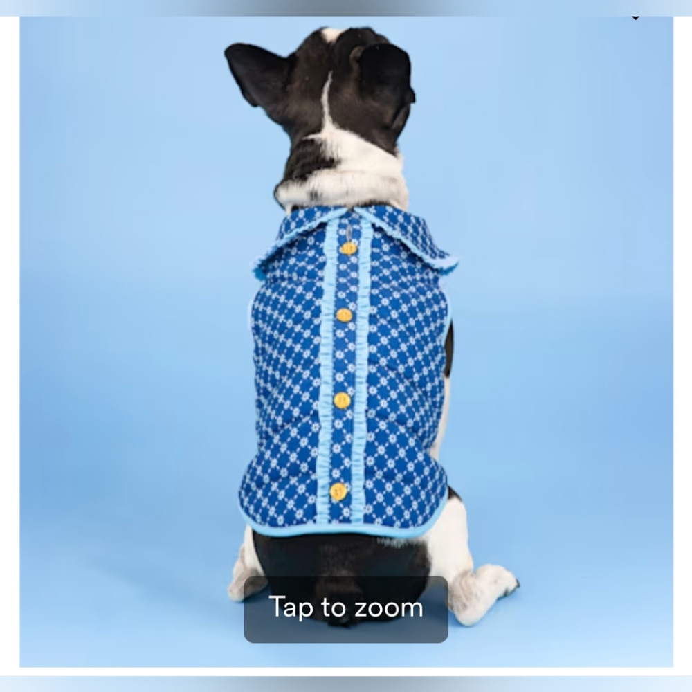 Draper James Floral Quilted Dog Jacket